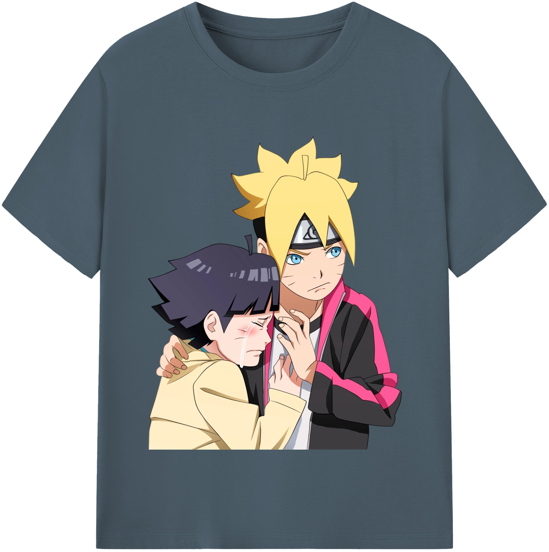 （画像用） NARUTO -ナルト- うずまき ボルト Uzumaki Boruto 綿100％半袖Tシャツ（フロントプリント）